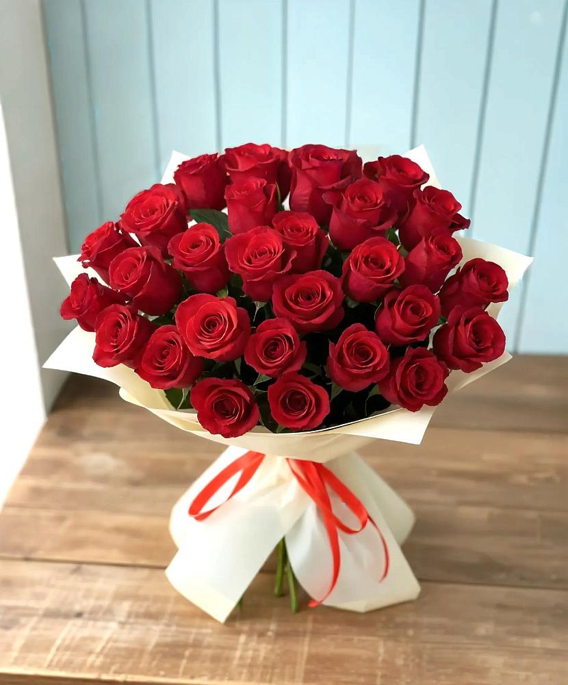 Букет 29 Красных роз в Салым