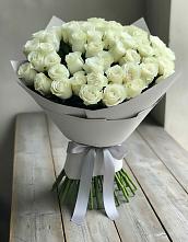 Букет 35 Белых роз в Салым