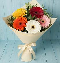 Букет цветов из:  Герберы в Салым