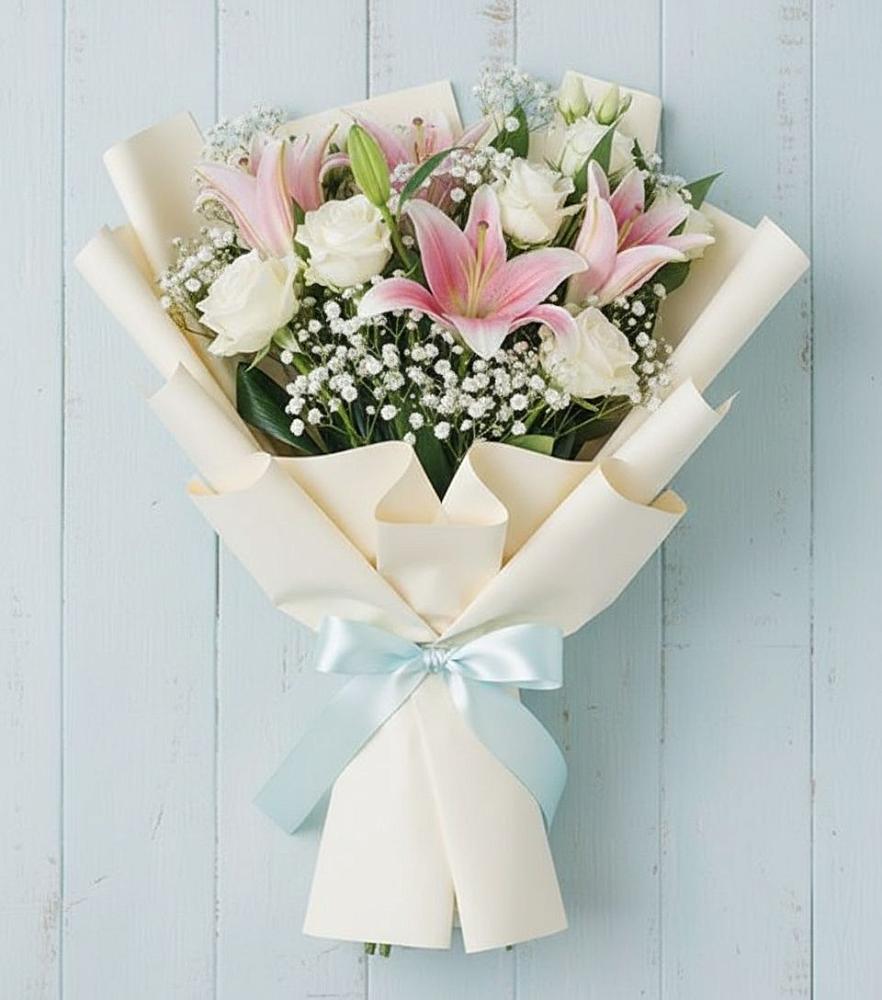 Букет цветов из: Лилии в Салым