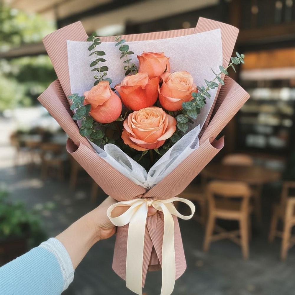 Букет цветов из: Розы в Салым