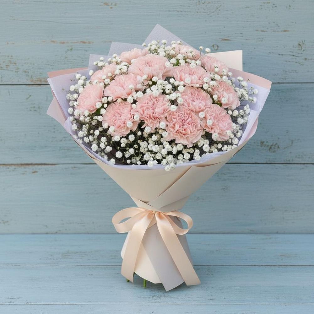 Букет цветов из: Гвоздики в Салым