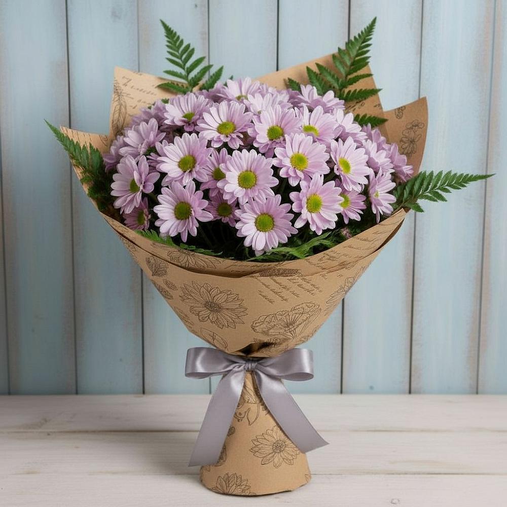 Букет цветов из: Хризантемы в Салым