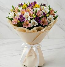 Букет цветов из:  Альстромерии в Салым