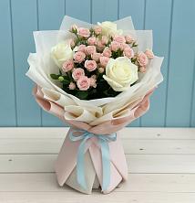Букет цветов из:  Розы в Салым