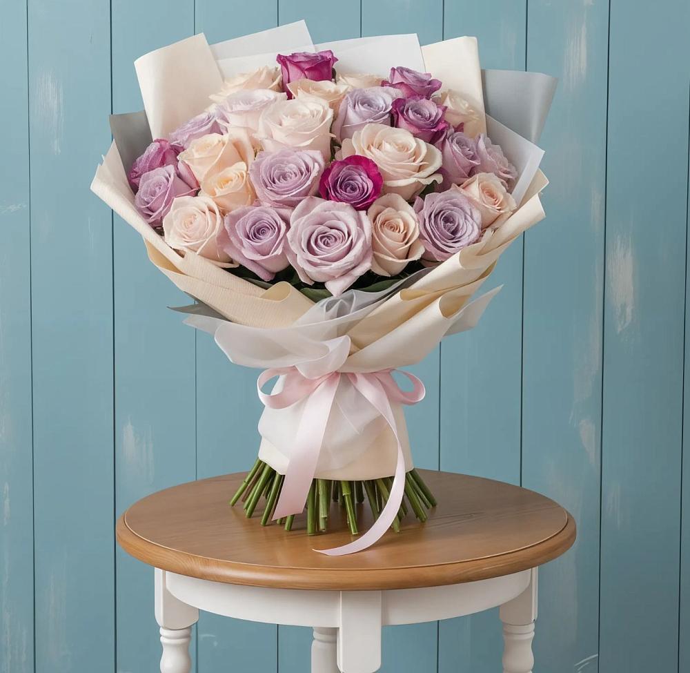 Букет цветов из: Розы в Салым