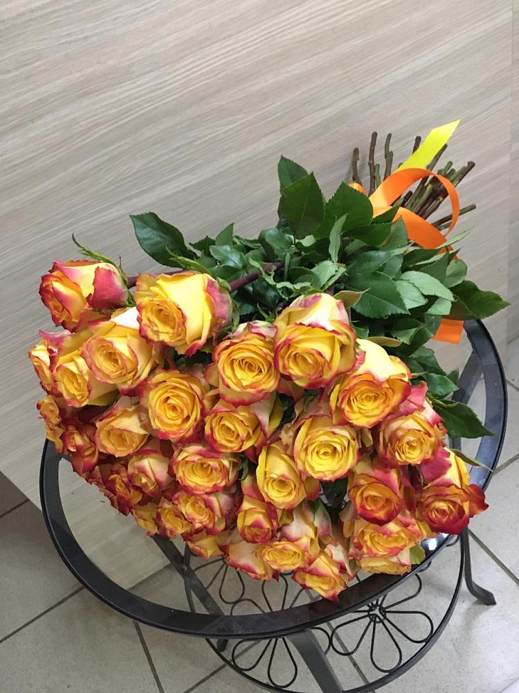 Букет Желтые розы в Салым