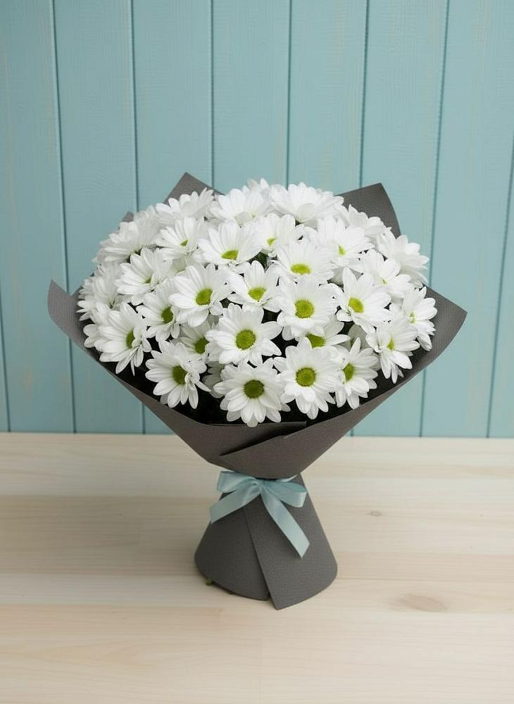 Букет цветов из: Хризантемы в Салым