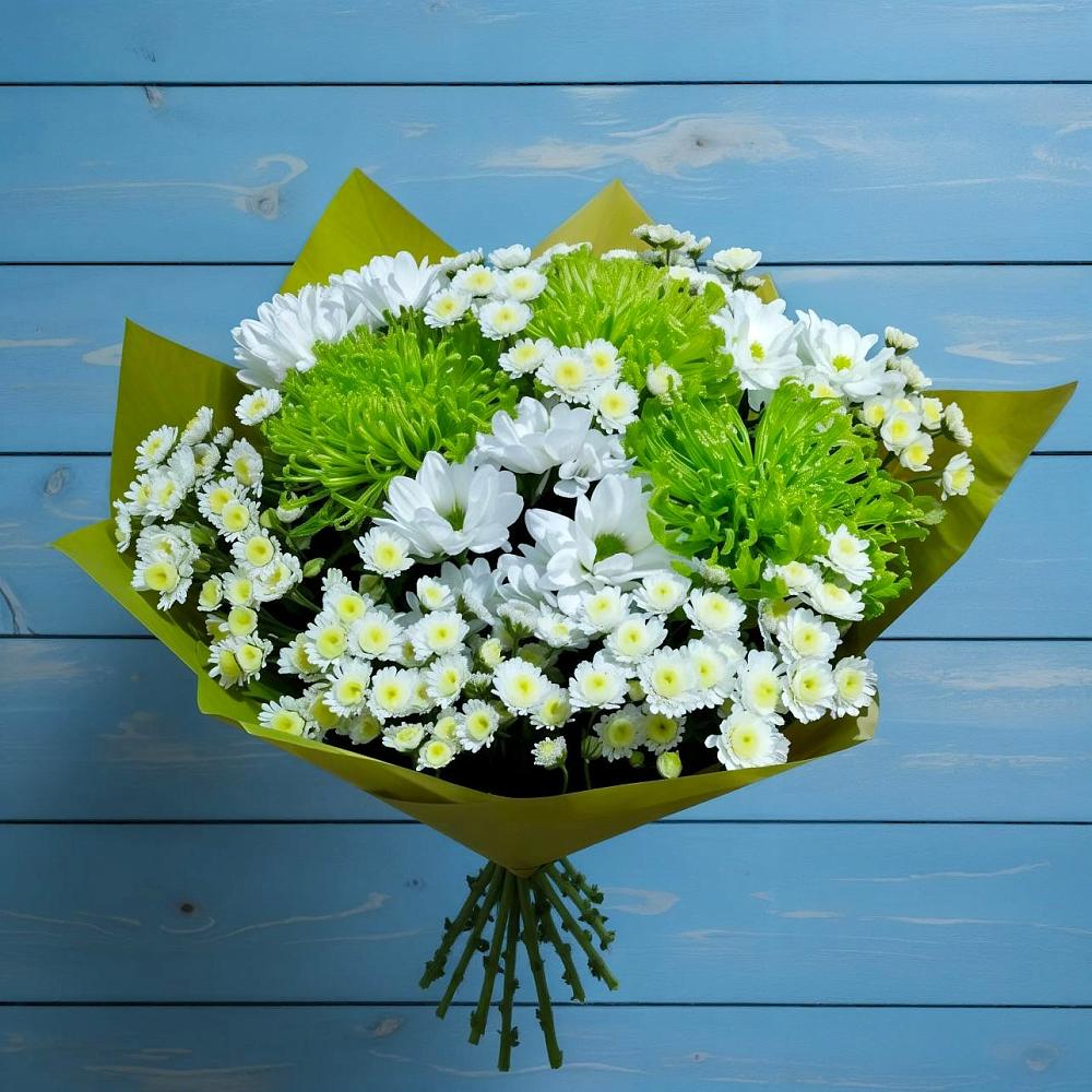 Букет цветов из: Хризантемы в Салым