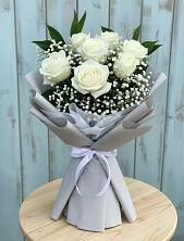 Букет цветов из:  Розы в Салым