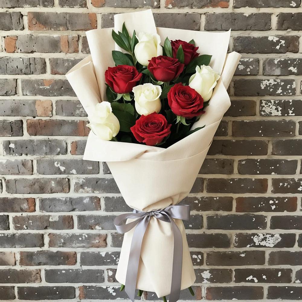 Букет цветов из: Розы в Салым