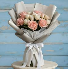 Букет цветов из:  Розы #REPLACE_PRED# Салым