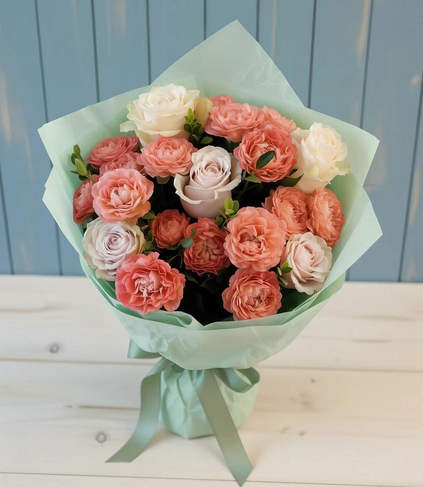 Букет цветов из: Розы в Салым