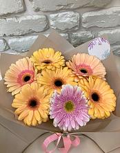 Букет цветов из:  Герберы #REPLACE_PRED# Салым