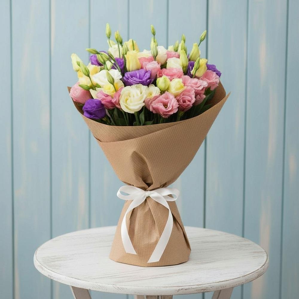 Букет цветов из: Лизиантусы в Салым