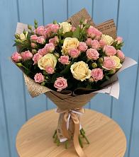 Букет цветов из:  Розы в Салым