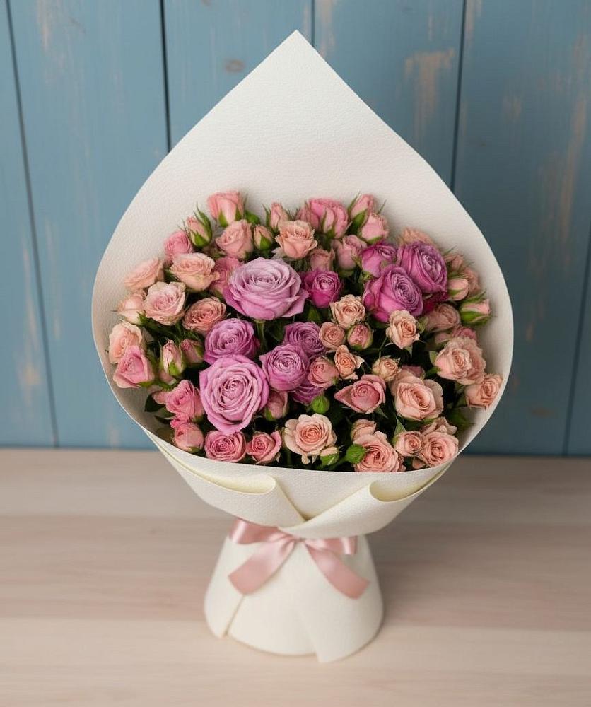 Букет цветов из: Розы в Салым