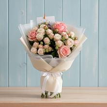 Букет цветов из:  Розы в Салым