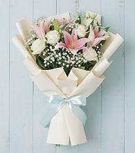 Букет цветов из:  Лилии в Салым