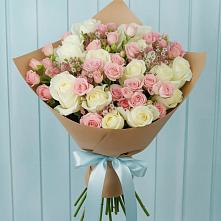 Букет цветов из:  Розы в Салым